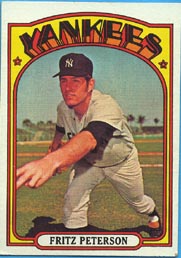 1972 Topps Baseball Cards      573     Fritz Peterson